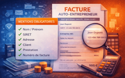 Facture auto-entrepreneur : les mentions obligatoires