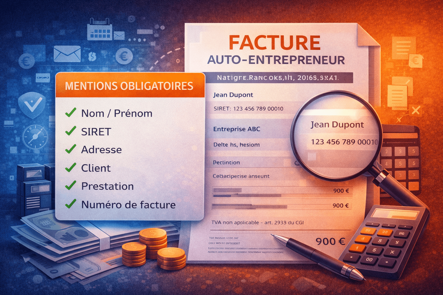 mentions-facture-autoentreprneur mentions facture auto entrepreneur