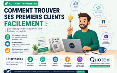 Auto-entrepreneurs : Comment trouver ses premiers clients facilement